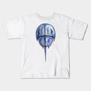 Blue Horseshoe Crab Kids T-Shirt